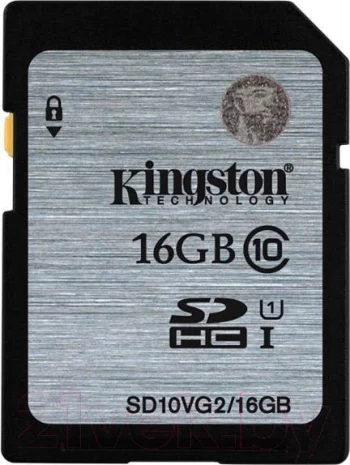 Карта памяти Kingston (SHDC (Class 10) 16GB (SD10VG2/16GB))