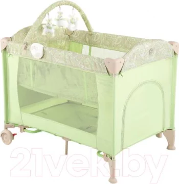 Кровать-манеж Happy Baby (Lagoon V2 (зеленый))
