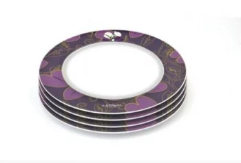 Набор круглых фиолетовых тарелок Lover by Lover Д21,5см