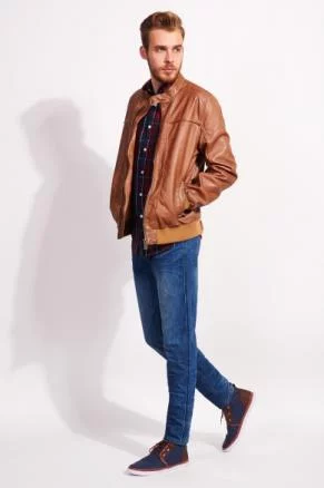Куртка мужская коричневая